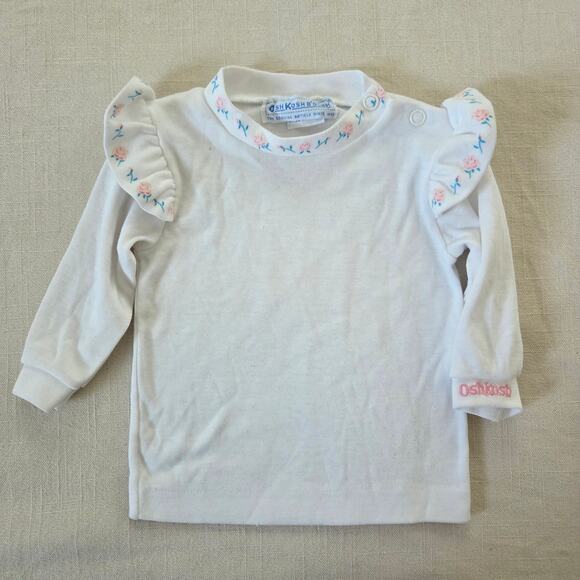 Vintage Oshkosh Rose Long Sleeve 3-6 months - Picture 2 of 5